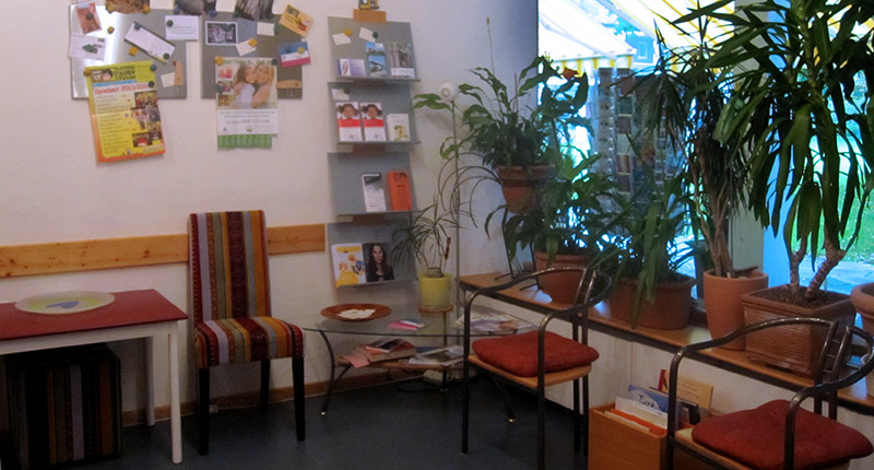 psychotherapeutische Praxis Bogenhausen Eingangsbereich, Wartebereich für Eltern